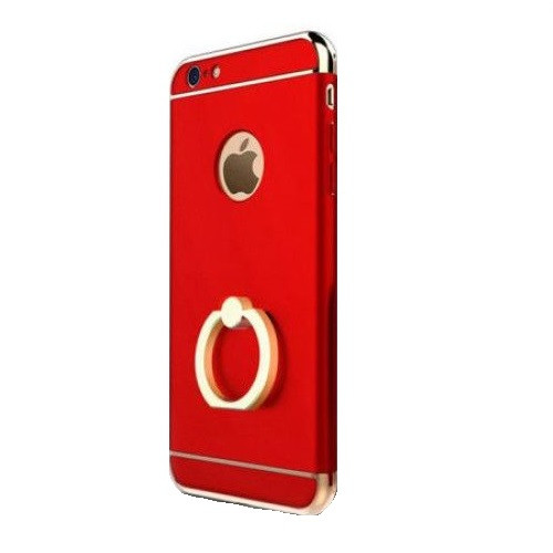 Husa Apple iPhone 7 Plus, Elegance Luxury 3in1 Ring Red