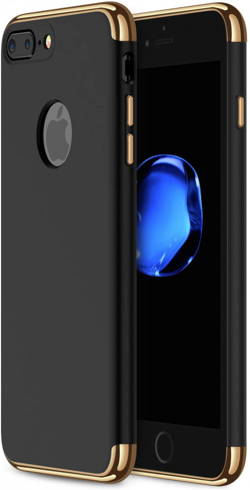 Husa Apple iPhone 6 Plus/6S Plus, Elegance Luxury 3in1 Black