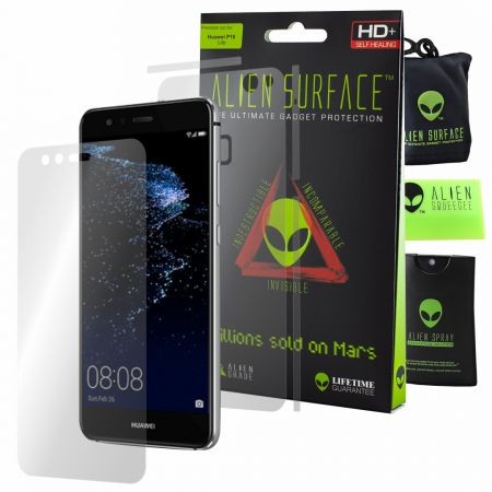 Folie Alien Surface HD, Huawei P10 Lite, protectie ecran, spate, laterale + Alien Fiber Cadou