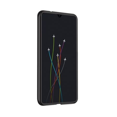Husa Huawei MATE 20 Magnetica Black, Perfect Fit cu spate de sticla securizata premium