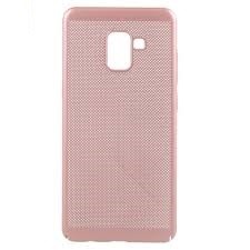 Husa Samsung Galaxy A8, Elegance Luxury Mesh Rose-Gold