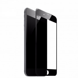 Folie de sticla Apple iPhone 7, Elegance Luxury margini colorate Black
