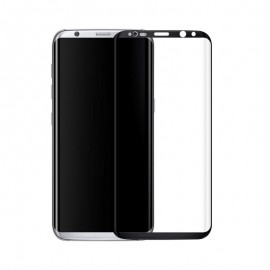 Folie de sticla Samsung Galaxy S8 , Elegance Luxury margini curbate colorate Black