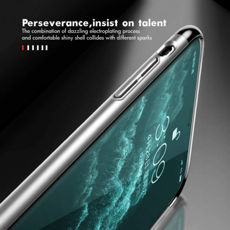 Husa Apple iPhone 11, Elegance Luxury 3in1 Silver