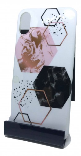 Husa Apple iPhone 6 Plus/6S Plus, Elegance Luxury Marble White TPU , husa cu insertii marmura alba