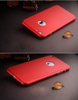 Husa Apple iPhone 6/6S, FullBody Elegance Luxury iPaky Red , acoperire completa 360 grade cu folie de sticla gratis