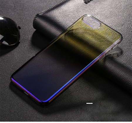 Husa Huawei P30 PRO, Gradient Color Cameleon Albastru-Galben