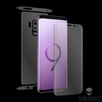 Folie Alien Surface HD, Samsung GALAXY S9 Plus, protectie ecran, spate, laterale + Alien Fiber Cadou