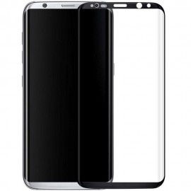 Folie de sticla Samsung Galaxy S8 Plus, Elegance Luxury margini curbate colorate Black