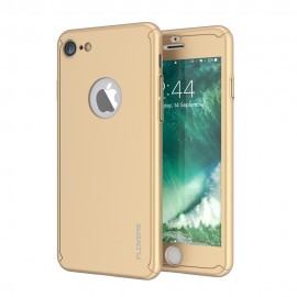 Husa Apple iPhone 6 Plus/6S Plus, FullBody Elegance Luxury Gold, acoperire completa 360 grade cu folie de sticla gratis