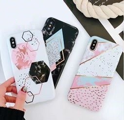 Husa Apple iPhone 7, Elegance Luxury Marble White TPU, husa cu insertii marmura alba
