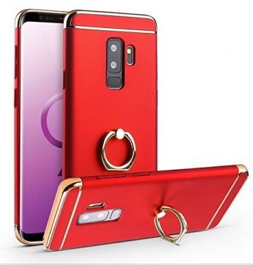 Husa Samsung Galaxy S8 Plus, Elegance Luxury 3in1 Ring Rosu