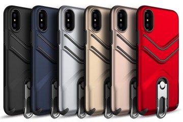 Husa Apple iPhone 8, Armura Negru / Armour Strong Black