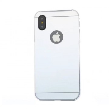 Husa Apple iPhone X, Elegance Luxury tip oglinda Argintiu