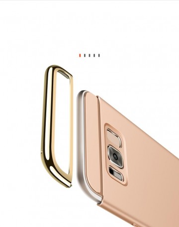 Husa Samsung Galaxy S8, Elegance Luxury 3in1 Auriu