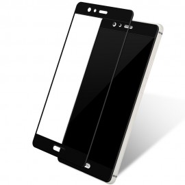 Folie de sticla Huawei P8 / P9 Lite 2017, Elegance Luxury cu margini colorate Black