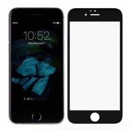 Folie de sticla 5D Apple iPhone 8, Elegance Luxury margini colorate Black
