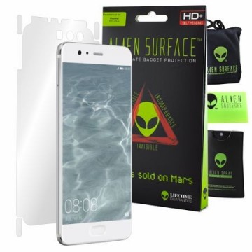 FOLIE ALIEN SURFACE HD, HUAWEI P10, SPATE, LATERALE + ALIEN FIBER CADOU