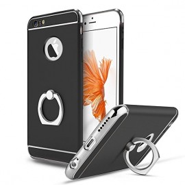 Husa Apple iPhone 6/6S , Elegance Luxury 3in1 Ring Black