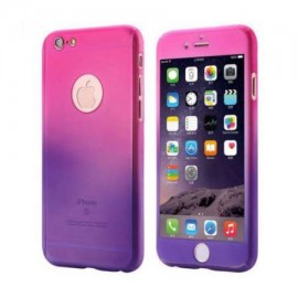 Husa Apple iPhone 6/6S, FullBody Elegance Luxury Degrade, acoperire completa 360 grade cu folie de sticla gratis