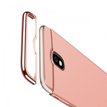 Husa Samsung Galaxy J3 2017, Elegance Luxury 3in1 Rose-Gold