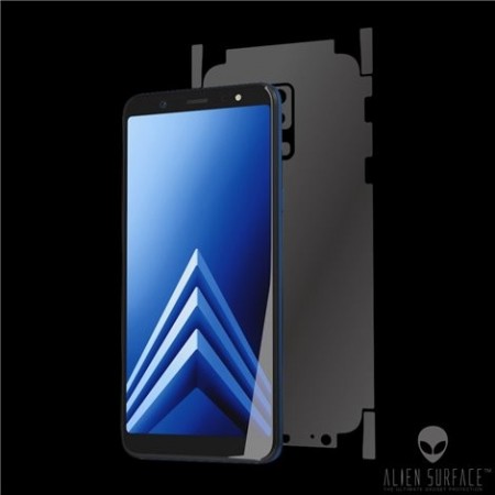 Folie Alien Surface HD, Samsung GALAXY A6 Plus (2018), protectie fata,spate,laterale + Alien Fiber Cadou