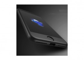 Husa Apple iPhone 8, FullBody Elegance Luxury iPaky Black, acoperire completa 360 grade cu folie de sticla gratis