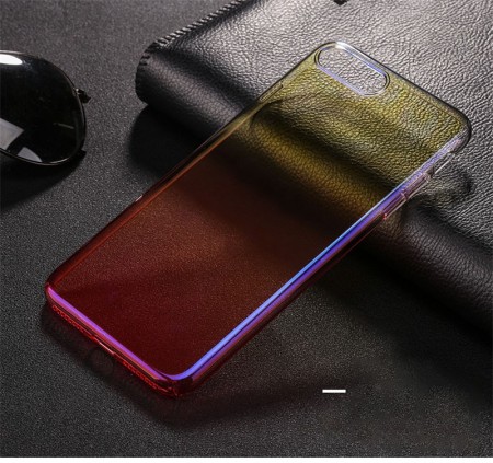 Husa Apple iPhone X, Gradient Color Cameleon Roz / Pink