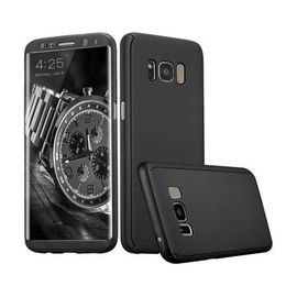 Husa Samsung Galaxy S8, FullBody Elegance Luxury Black, acoperire completa 360 grade cu folie de protectie gratis