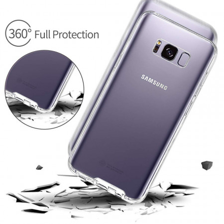 Deadlock cave Garbage can Husa Samsung Galaxy S8, FullBody ultra slim TPU , acoperire completa 360  grade