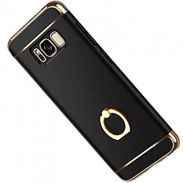 Husa Samsung Galaxy S8 Plus, Elegance Luxury 3in1 Ring Negru