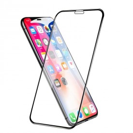 Folie de sticla Apple iPhone XR, 9D FULL GLUE Negru