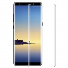 Folie de sticla case friendly Samsung Galaxy Note 8, Elegance Luxury margini curbate transparenta