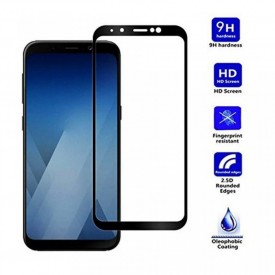 Folie de sticla Samsung Galaxy J4 Plus, 9D FULL GLUE Negru
