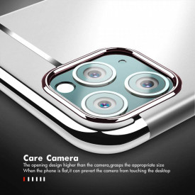 Husa Apple iPhone 11, Elegance Luxury 3in1 Silver