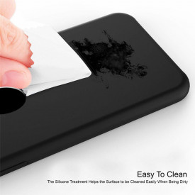 Husa Apple iPhone 11 PRO MAX, Elegance Luxury, Silicon TPU Slim Antisoc NEGRU