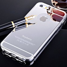 Husa Apple iPhone 5/5S/SE, MyStyle tip oglinda Silver