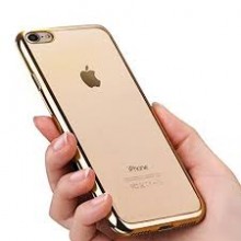 Husa Apple iPhone 7, Elegance Luxury placata Auriu (ELECTROPLATING GOLD)
