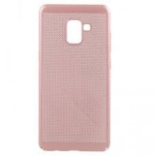 Husa Samsung Galaxy A8, Elegance Luxury Mesh Rose-Gold