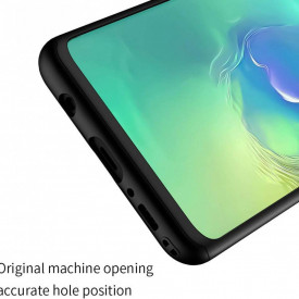 Husa Samsung Galaxy S10 Plus, FullBody Elegance Luxury Negru, acoperire completa 360 grade cu folie de protectie gratis