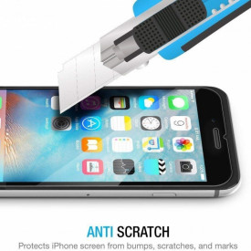 Pachet husa Elegance Luxury 3in1 Ring Silver pentru Apple iPhone 6 Plus / Apple iPhone 6S Plus cu folie de sticla gratis