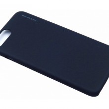 Pachet husa Elegance Luxury X-LEVEL Metalic Black pentru Apple iPhone 7 cu folie de sticla gratis