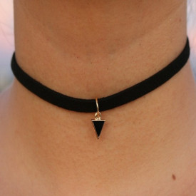 Choker Fashion Black Delux - Colier elegant pentru gat