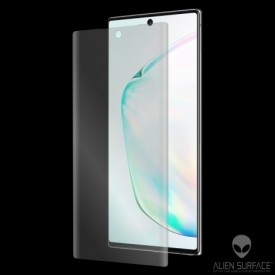 Folie Alien Surface HD, Samsung GALAXY NOTE 10, protectie ecran + Alien Fiber Cadou