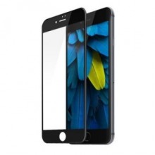 Folie de sticla 5D Apple iPhone 8 Plus, cu margini colorate Negru