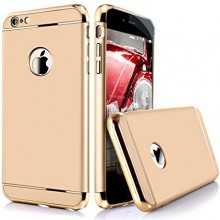 Husa Apple iPhone 6/6S, Elegance Luxury 3in1 Gold