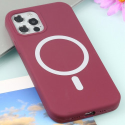 Husa Compatibila cu Apple iPhone 13 PRO MAX Perfect Fit Silicon TPU Slim Antisoc RED - cu incarcare wireless