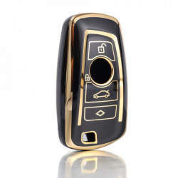 Husa de protectie premium pentru cheie auto, Elegance Luxury Cover Key, compatibila cu BMW X1, X3, X4, I3, M3, M4, M5, M6, Seria 3, 5, 6, 7
