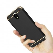 Husa Samsung Galaxy J7 2017, Elegance Luxury 3in1 Negru