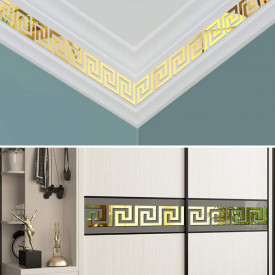 Set Oglinzi Design Versace - Oglinzi Decorative Acrilice Gold Plated - Luxury Home 24 bucati/set